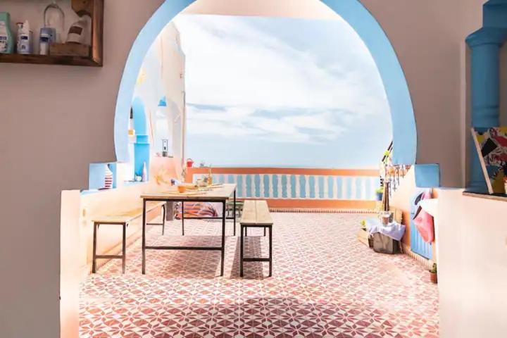 Binic Surf House Bed & Breakfast Taghazout Bagian luar foto